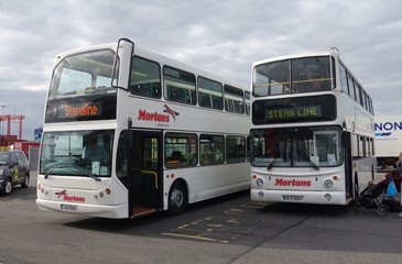 Transfer buses to Dublin city centre