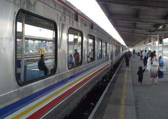 Train 1, the Rakyat Express at Butterworth (Penang)