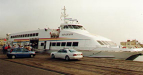 Virtu Rapid Ferries catamaran 'San Gwann' from Sicily to Malta