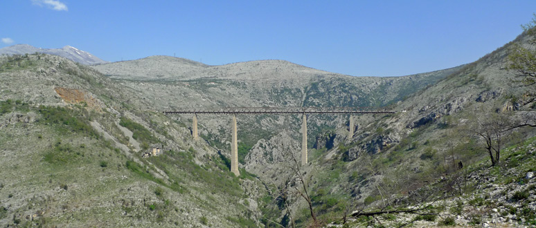 The Mala Rijeka viaduct