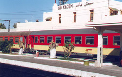 The Marrakech Express:  An air-conditioned express train in Morocco