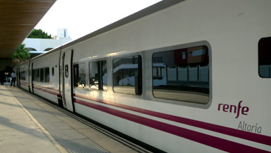 An Altaria train at Madrid Atocha