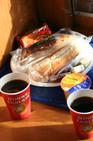 Breakfast, included in  the fare...