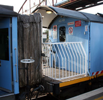 Open air viewing platform on the Auckland-Wellington "Overlander"