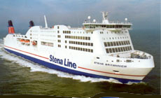 The ferry Stena Britannica, from Harwich to Hoek van Holland with train connections to Amsterdam. Photo courtesy of Stena Line