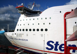 The Stena Hollandica, seen at Hoek van Holland...