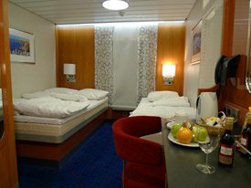 Comfort Class 2-berth cabin on the Stena Line ferry 'Stena Hollandica'