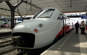 Fyra train at Amsterdam Centraal