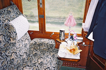 Breakfast served in your compartment...