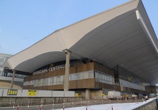 Warsaw Centralna station exterior