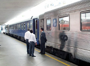 The Sud Express from the French frontier to Lisbon - photo courtesy of David Edge