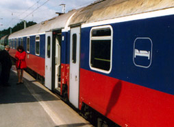 The Cologne to Moscow sleeping-cars... 