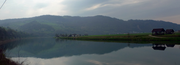 Scenery between Ljubljana, Zagreb & Belgrade