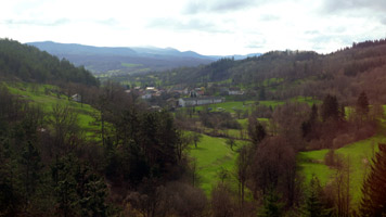Scenery in Slovenia on the way from Ljubljana to Trieste & Venice