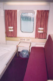 Cabin on board the Pride of Bilbao