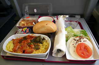 Turista (2nd class) on the Altaria train to southern Spain...