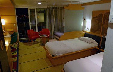 The ferry to Spain:  A Commodore class cabin on Brittany Ferries Pont Aven