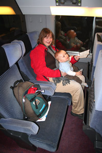 Taking the train from London to Switzerland: On board the TGV from Paris to Lausanne