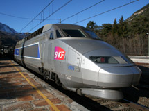The 186 mph Lyria TGV from Paris to Geneva, Lausane, Bern...