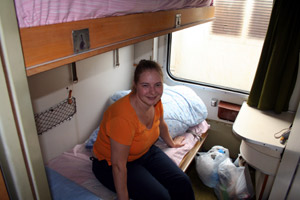 On board the weekly Istanbul-Aleppo sleeping car on the Toros Express