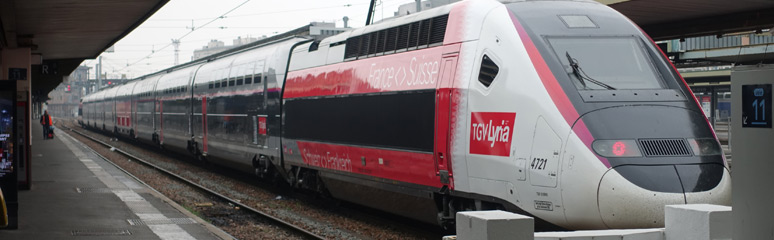 TGV-Lyria to Geneva at Paris Gare de Lyon" width="774" height="240