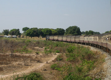 Tanzania Railways train to Mwanza