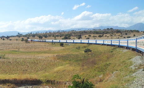 The Tazara train from Dar es Salaam to Mbeya & Kapiri Mposhi