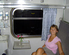 1st class sleeper (2-berth room - daytime)...
