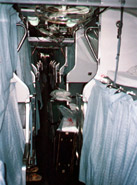2nd class sleeper on a Bangkok-Chaing Mai train, night-time mode...