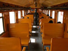 3rd class seats on Bangkok-Aranyaprathet train  
