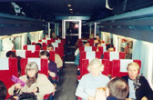 Second class on board a 'Thalys'