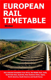 European Rail Timetable - Click to buy online