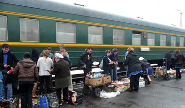 Train 4, the Trans-Mongolian train from Moscow to Beijing