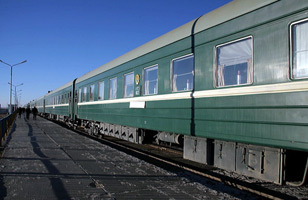 Mongolian sleeping-car, train 24 Ulan Bator to Beijing