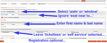 Trenitalia.com: Enter your details on the fare selection page.