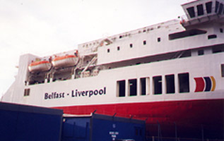 Norse Merchant Ferries 'Lagan Viking' Liverpool to Belfast