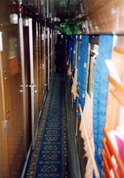 Corridor of Berlin-Odessa sleeping-car