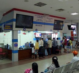 Saigon station ticket office