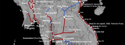 Click for train route map for Vietnam & SE Asia