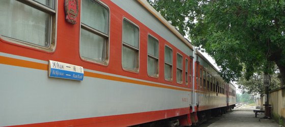 The Hanoi to Nanning train