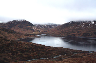 More West Highland Line scenery: Another view of Loch Treig  