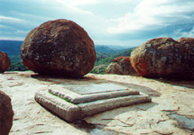 Matobo, Zimbabwe:  "Here lie the remains of Cecil John Rhodes"