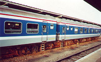 The Bulawayo-Harare overnight train, Zimbabwe