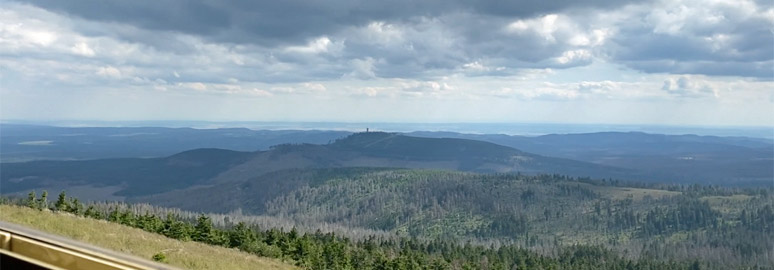 The view from the Brocken on the way down