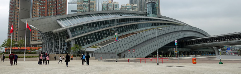 Hong Kong West Kowloon station, at ground level