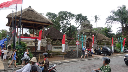 Royal palace at Ubud