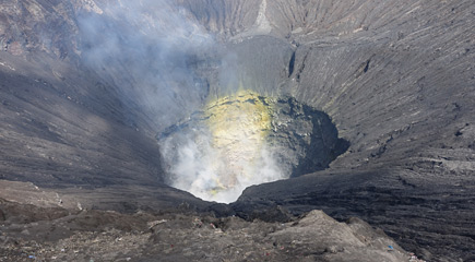 Mt Bromo, the crater