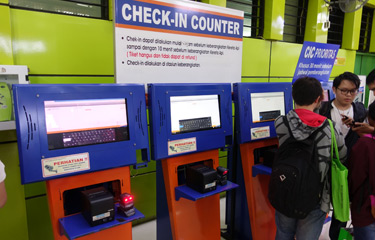 Check-in machines