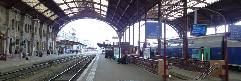 Strasbourg station platforms