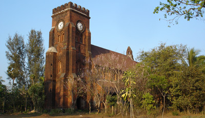 The old British church at Moulmein (Mawlamyine)